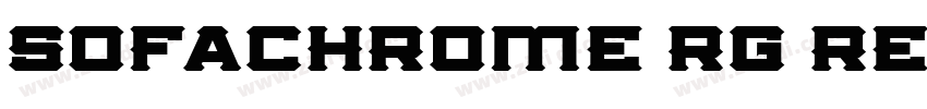 Sofachrome Rg Regula字体转换